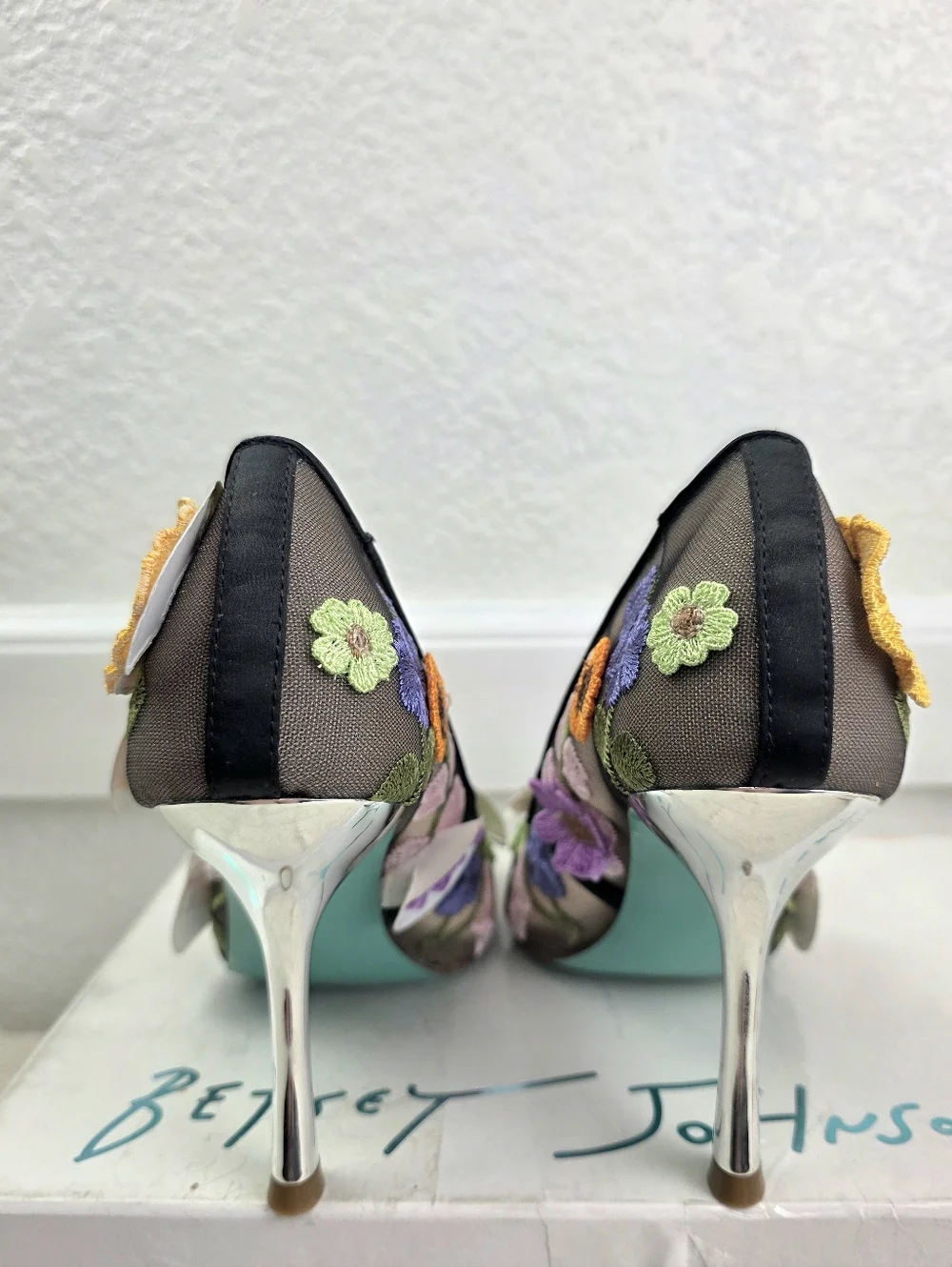 Betsey Johnson SB-Aimey 3-D Floral Pumps - Picture 8 of 11